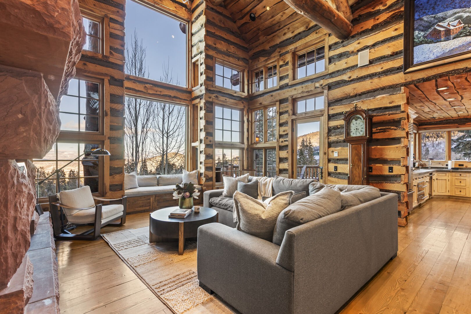 Park City vacation home rentals with a mountain view