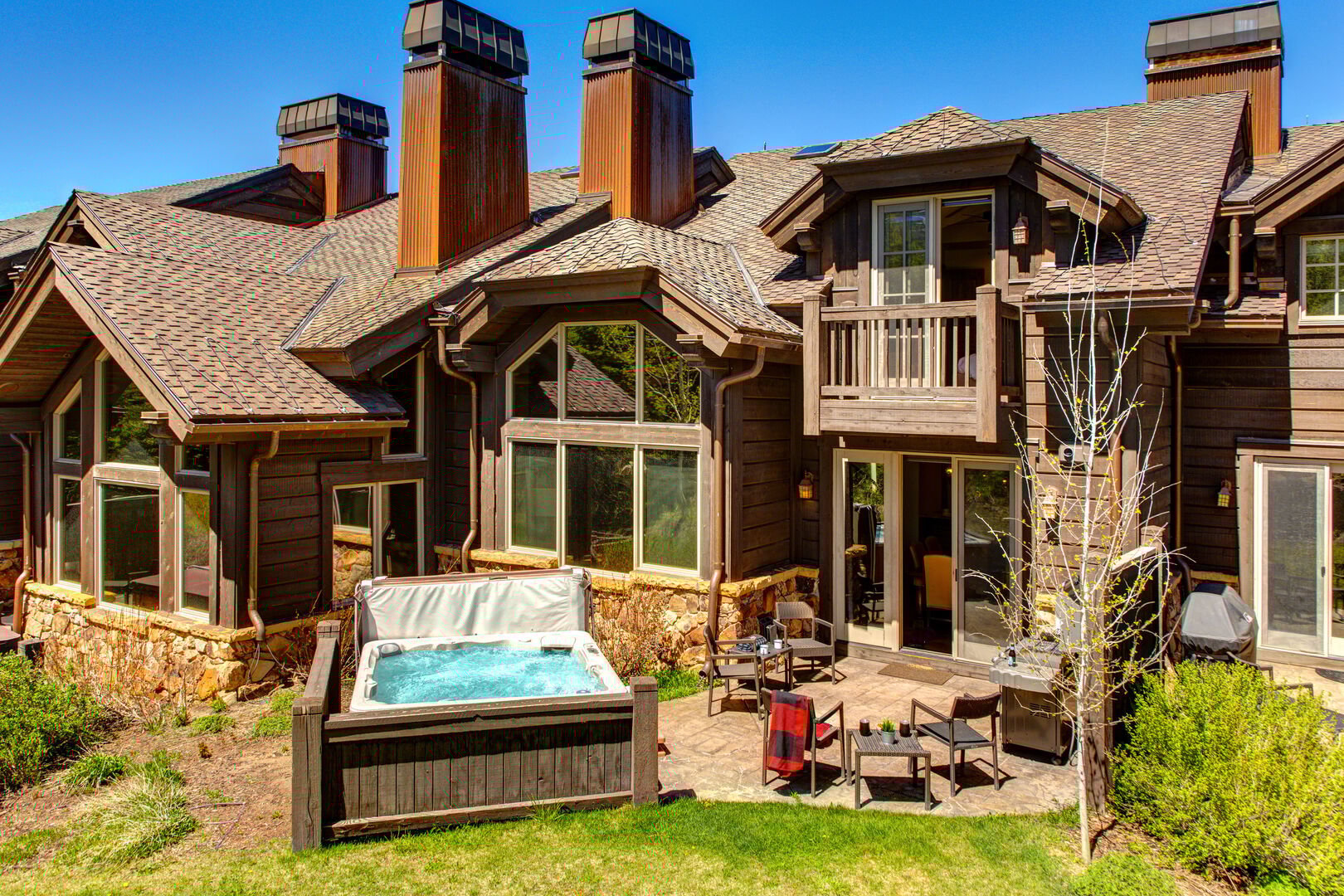 the exterior of one of our Empire Pass vacation homes